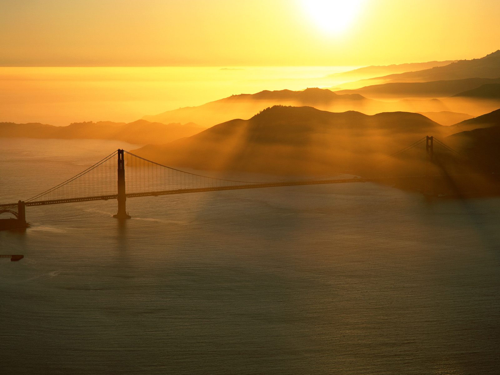 Golden Gate Sunset 1600 x 1200