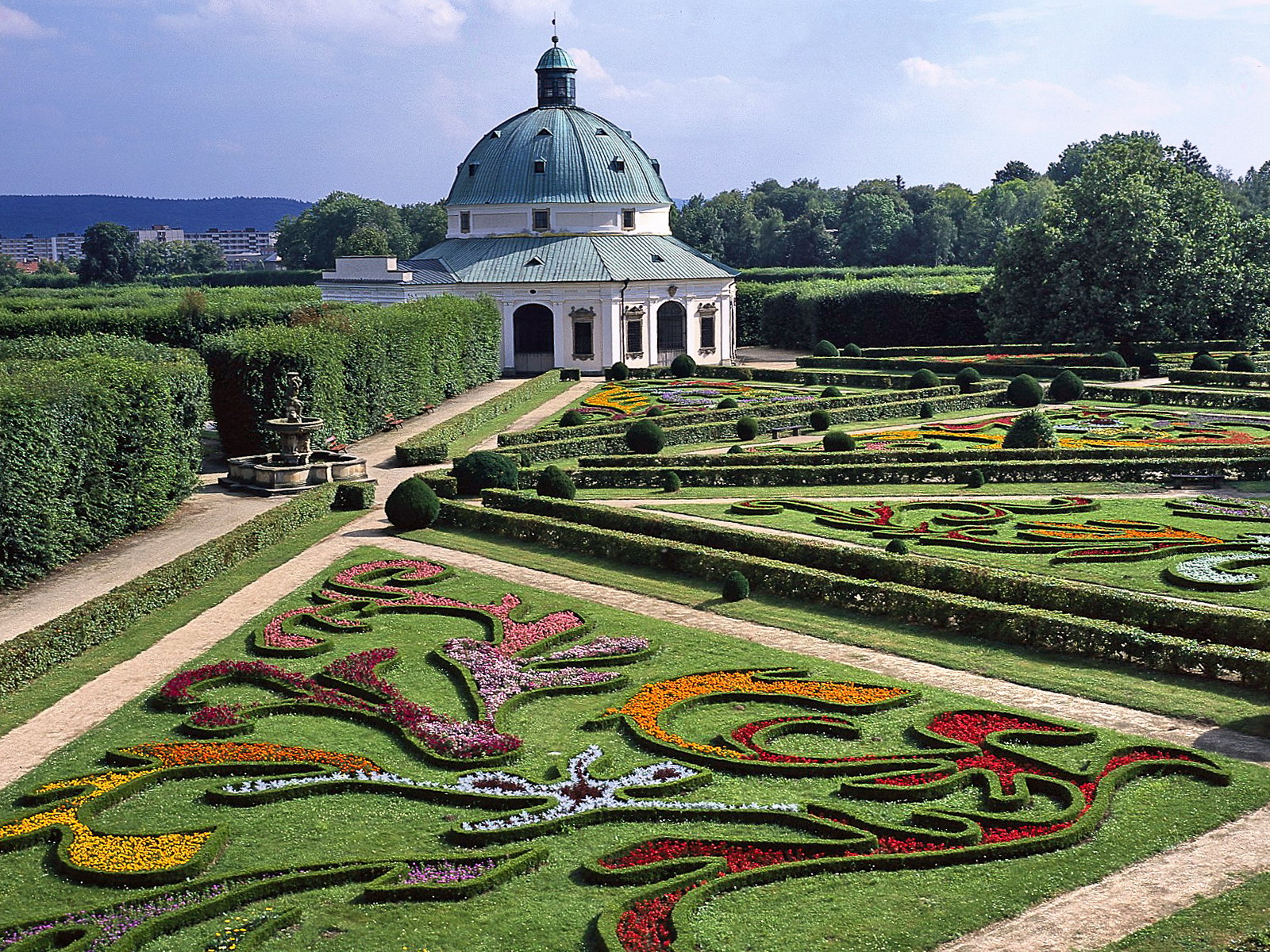 Kromeriz Chateau Gardens Central Moravia