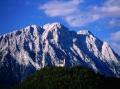 Hillside Church and Mount Griesspitzen Tirol