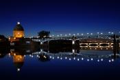 Toulouse garonne nuit
