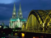 Cologne Cathedral and Hohenzollern Bridge Cologne 1600 x 1200